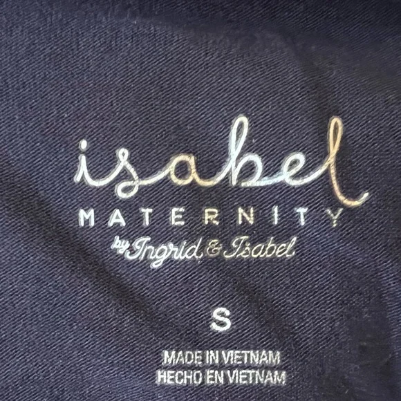 Isabel Maternity Navy Floral Dress - Picture 3 of 3